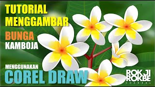 Cara Menggambar Bunga Kamboja Realis / Natural Menggunakan CorelDRAW x7 screenshot 1