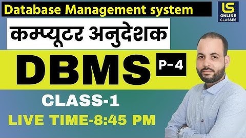 Introduction to Database Management Systems (DBMS) PART-4