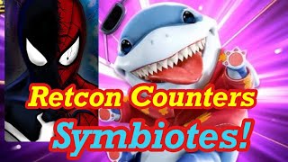 More Retcon Counters! Symbiote Edition! Exalted Xavier Rekts Too! SSM  Marvel STRIKE FORCE 