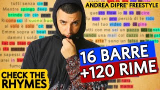 MADMAN chiude +120 rime in 16 barre | Andrea Diprè Freestyle check the rhyme