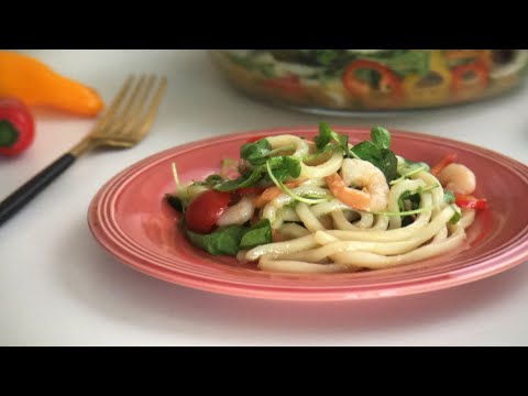 Summer Comfort Foods! cold udon noodle with wasabi sauce | udon noodles salad | manna recipe | 만나레시피