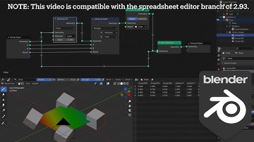 Geometry Nodes in 2.93 (along with Spreadsheet Editor) - Using with Vertex Groups