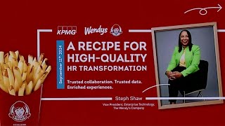 Watch Now: A Recipe for High-Quality HR Transformation at Wendy’s | Oracle CloudWorld 2024 Profile