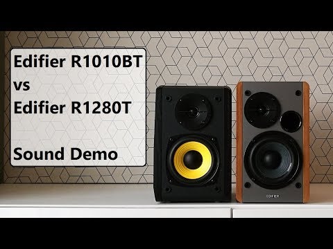 Edifier R1010BT vs Edifier R1280T  ||  Sound Demo
