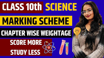 Class 10 Science blueprint 2023-24 | Chapterwise Weightage | Cbse Exam 2024 | Cbse Big News