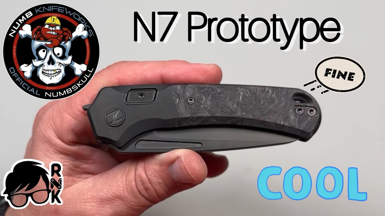 Более подробный обзор прототипа NUMB Knifeworks N7… Я очень рад этому ножу!