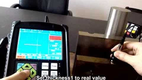 Straight probe AVG Instructions of EFD-300 Ultrasonic flaw detector rmvb