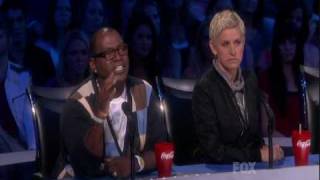 Video thumbnail of "Shania Twain gets teary on American Idol"