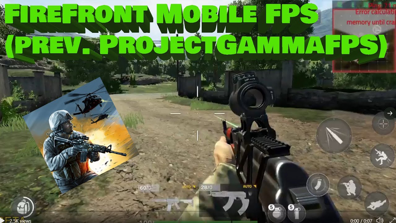FireFront Mobile FPS (prev. ProjectGammaFPS) New Mobile FPS Game YouTube
