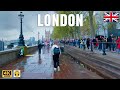 🇬🇧Walking tour, Charing Cross - Golden Jubilee Bridges - Whitehall Gardens, London May 2023