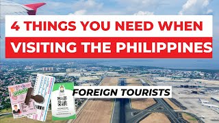 4 THINGS FOREIGN TOURISTS NEED WHEN VISITING THE PHILIPPINES | IS A RETURN TICKET A MUSTHAVE?