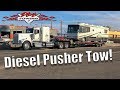 Vacation Ruined! Towing A 40 Ft Diesel Pusher!