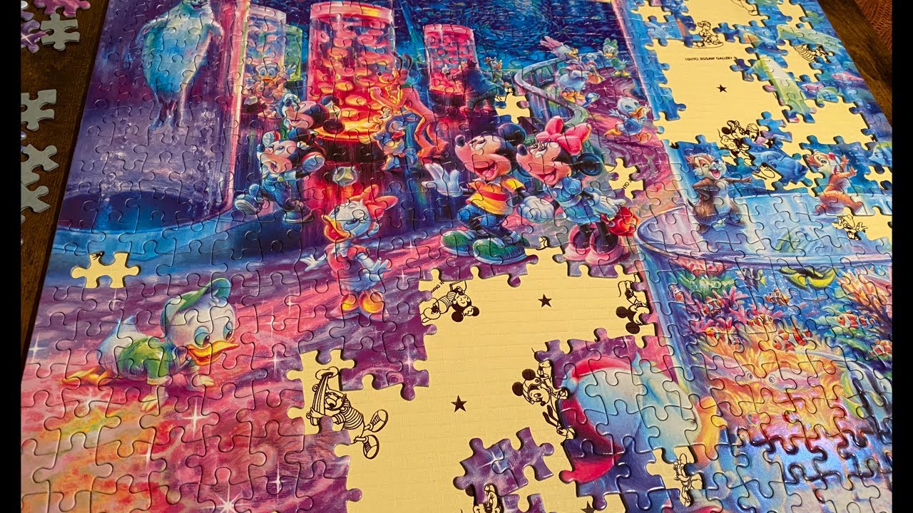 ジグソーパズルするよ〜