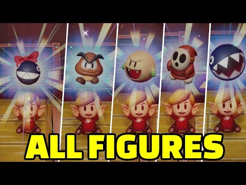 All Nintendo Character Figures Location | Legend Of Zelda Link's Awakening