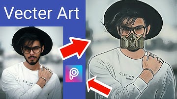 Vector Art Portrait Photo Editing Tutorial In Picsart - By Moin