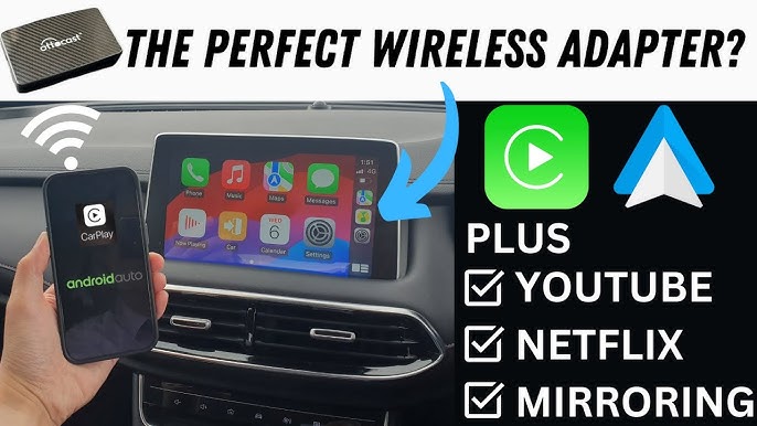 How to install Wireless Android Auto on MG ZS 2022 and play video via USB  with CP-AA Pro adapter 