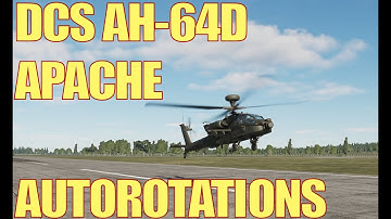 DCS AH-64D Apache Autorotations