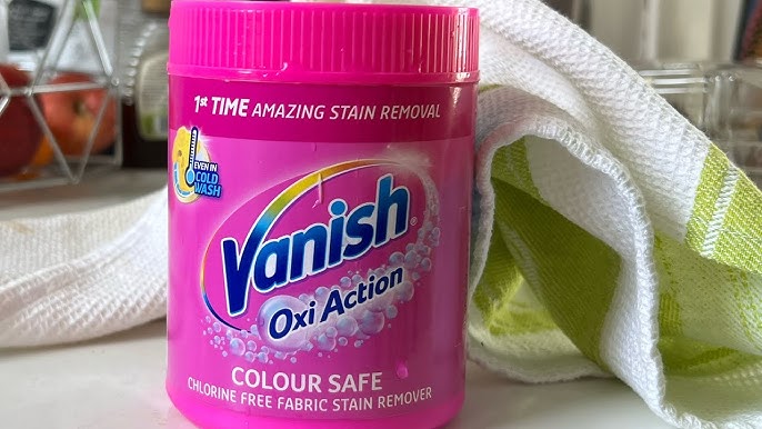 New Vanish Oxi Action: Removes Stains Even at 20⁰C, Keeps Colours