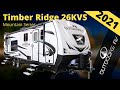 4-Season and Off-Road Capable Cabin on Wheels! 2021 Timber Ridge 26KVS Mountain Series - Outdoors RV
