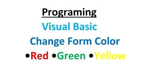 How to change background color in Visual Studio 2012 || Change background color in Visual Basic