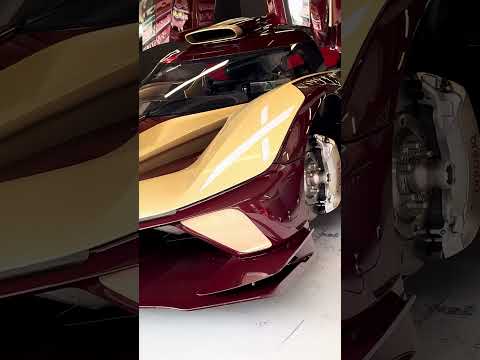 Bugatti Bolide in Red Carbon fiber