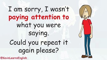 Do you know what PAY ATTENTION TO means? --- Learn English with Kevin 😁😉 #learnenglish #funenglish