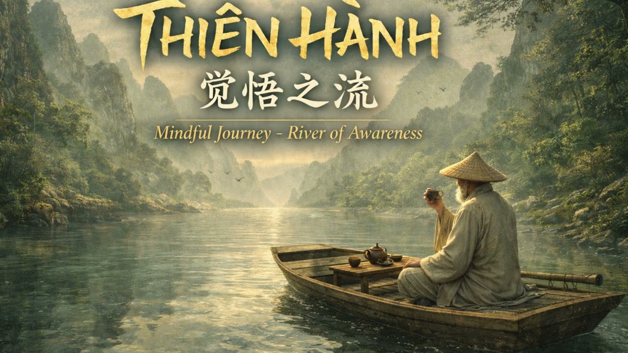 THIÊN HÀNH - Mindful Journey | River of Awareness #MindfulJourney #MeditationMusic #ZenMusic