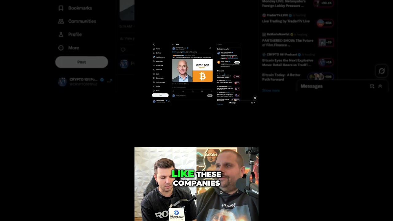 Amazon Hiring Crypto Lead: Bullish News for Bitcoin & Blockchain! #shorts -  YouTube