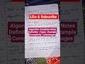 Algorithm | Definition, Characteristics, Types, Example, Complexity | RGPV  3 sem cse