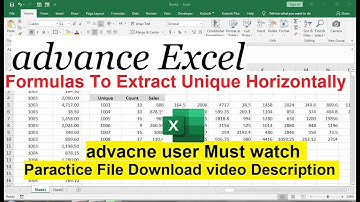 how to extract unique values based on criteria in excel
