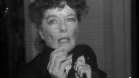 Katharine Hepburn interviewed in France (1971)