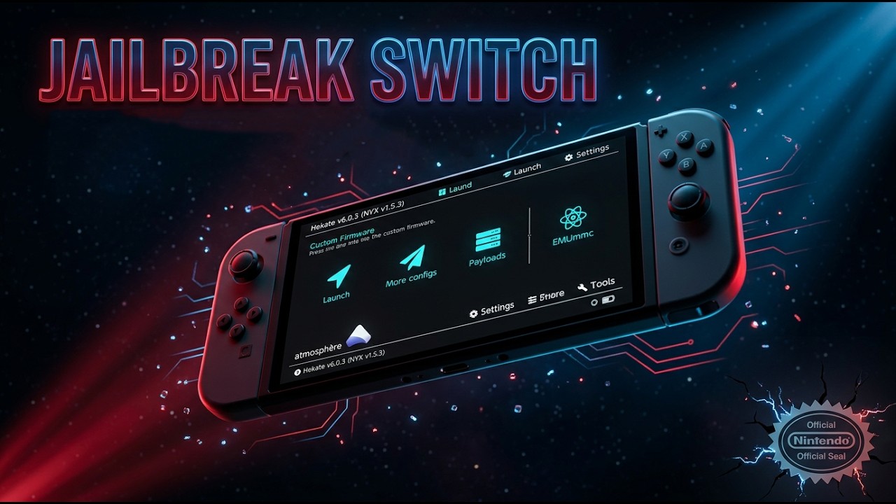 Jailbreak Nintendo Switch — Miniature YouTube