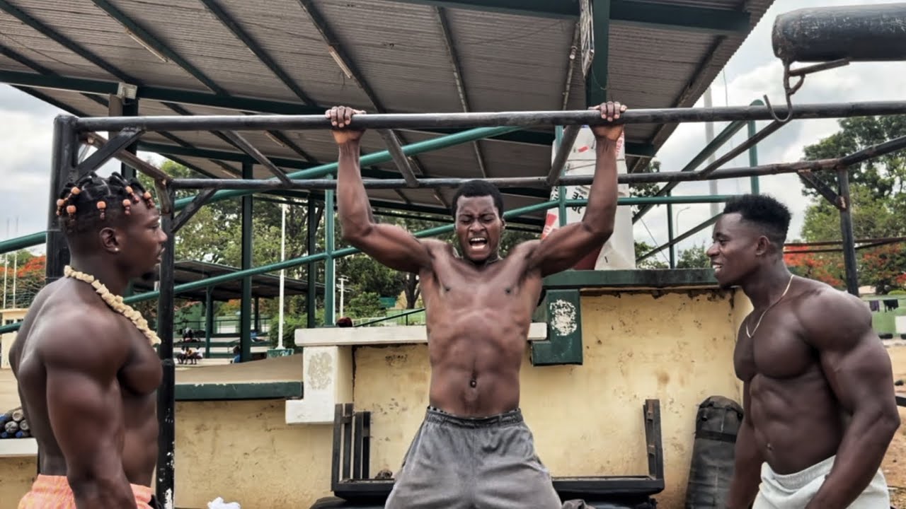Challenging the Average Nigerian to do 50 Pull ups and 100 Push ups @Vegeta_pain @gokupump 