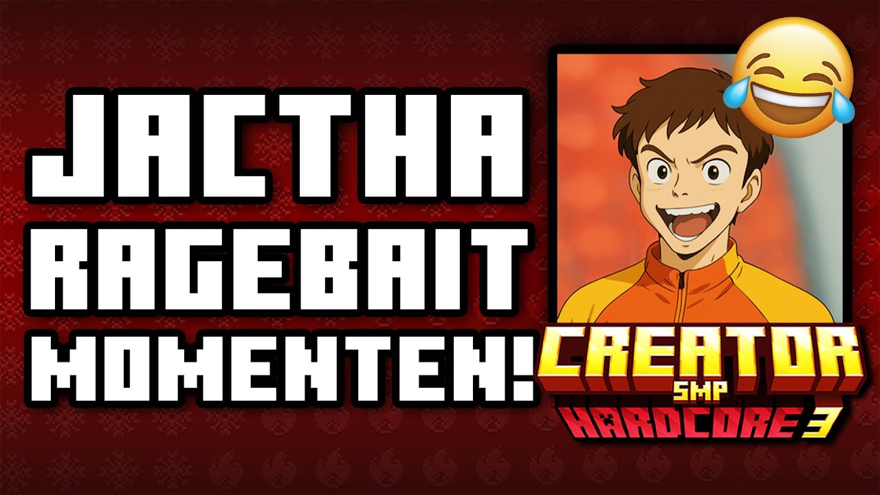 JACTHA RAGEBAITS MOMENTEN IN DE CREATOR SMP SEIZOEN 3 #jactha #voetbal #grappen
