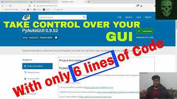 Pyautogui in HINDI | GUI Automation with Python