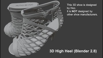 3D High Heel Blender 2.8 (Designed by Hoc)