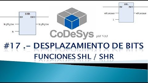 CODESYS 3.5 SP4 - SHL - SHR FUNCTIONS (BIT SHIFT)