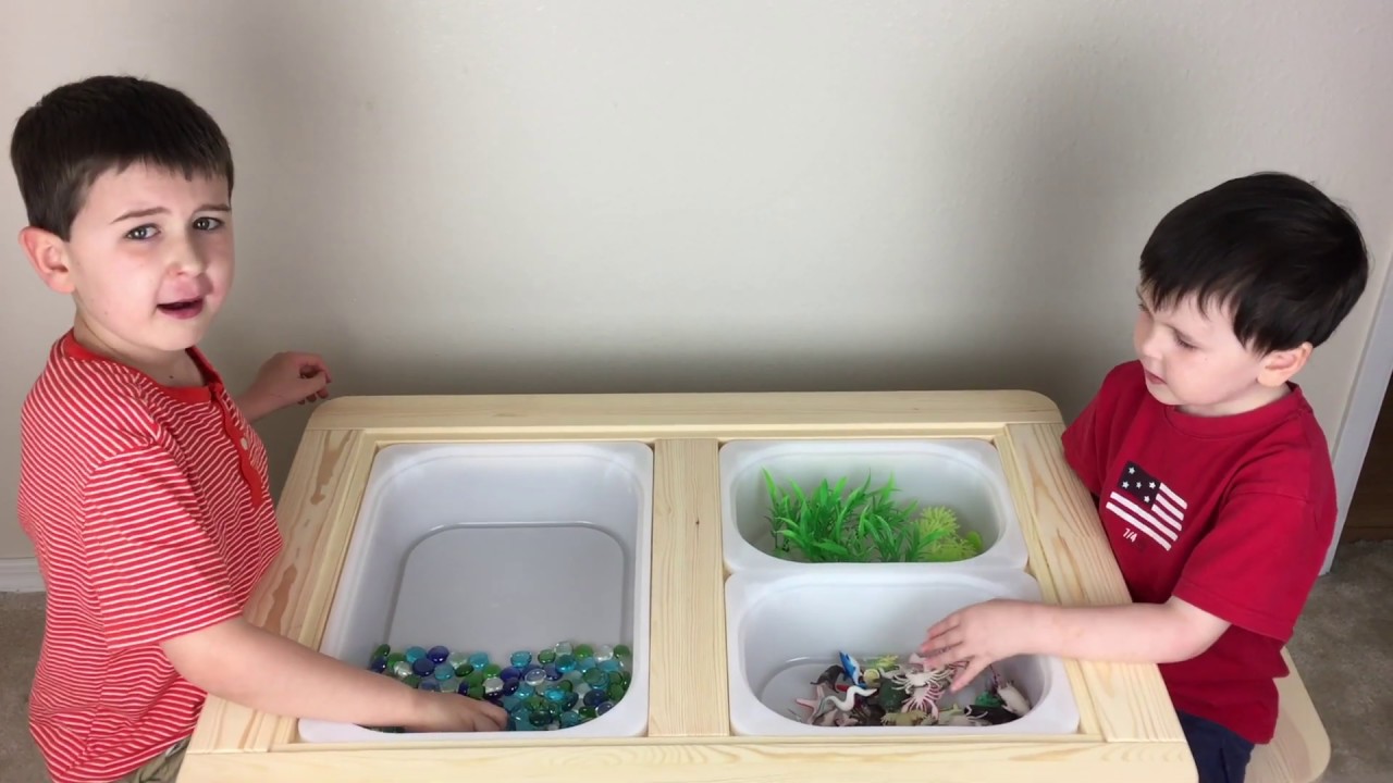 PLAY Aquarium Sensory Bin YouTube
