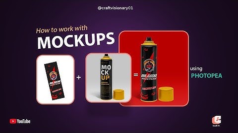 How to work with mockups using photopea 