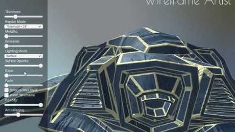 WebGL Demo - Wireframe Artist