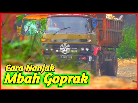 Truk Fuso Di Tanjakan,Mitsubishi Fuso Goprak Nanjak Gaspool/Truk Fuso Goprak