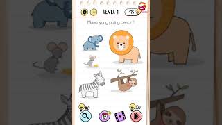 TUTORIAL MENYELESAIKAN MISI GAME BRAIN TEST ||LEVEL NO. 1, 2, 3, 4, 5 screenshot 3