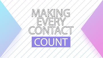 MECC - Making Every Contact Count