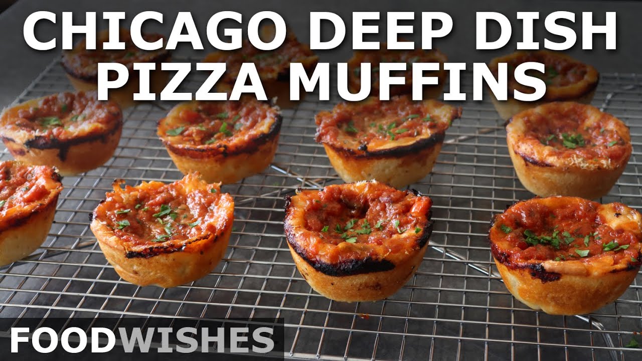 Chicago Deep Dish Pizza "Muffins" - Food Wishes