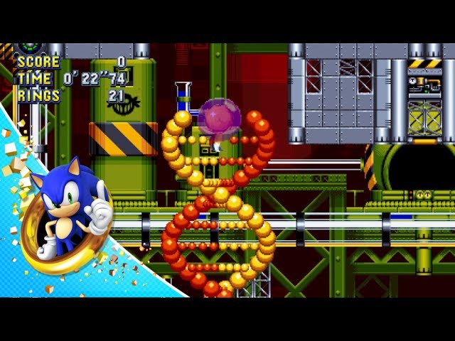 Sonic Mania - Gameplay Walkthrough Part 2 - Chemical Plant Zone! 