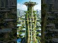 🌿 A BAMBOO TREE HIGHRISE BUILDING 🌍🏙️ #shortsfeed #trendingshorts #youtubeshorts #bamboohouse #viral