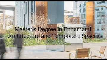 Master in Ephemeral Architecture and Temporary Spaces - Elisava