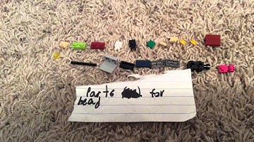 How to make a Lego level 1 sentry gun from tf2