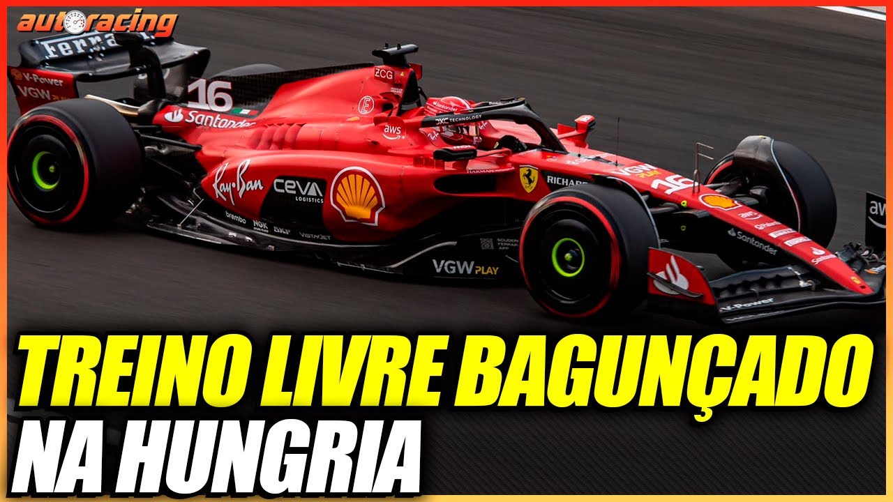 Leclerc na frente e Verstappen fora do top-10 nos treinos livres na Hungria  - Fórmula 1 - Grande Prêmio - Fórmula 1 - Grande Prêmio