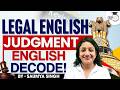 Powerful Legal English Terms Used in Judgments | Every Law Student Must Know